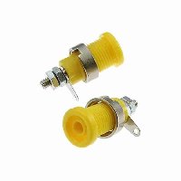 Гнездо Z012 4MM PANEL JACK YELLOW