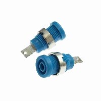 Гнездо  Z013 4MM PANEL JACK BLUE