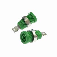 Гнездо Z013 4MM PANEL JACK GREEN