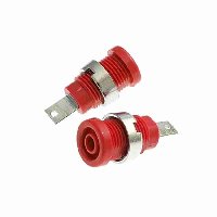 Гнездо  Z013 4MM PANEL JACK RED