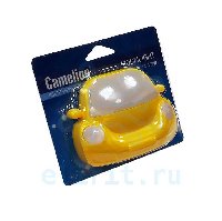 Фонарь НОЧНИК CAMELION NL-196 0.5W   МАШИНКА ЖЕЛТАЯ