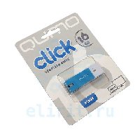 Флешка  16GB QUMO CLICK ГОЛУБАЯ