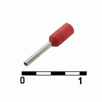 Наконечник втулочный DN00206 RED (0.75X6MM)