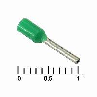 Наконечник втулочный 110005412 DN00308 GREEN (0.8X8MM)