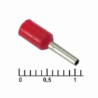 Наконечник втулочный 110005414 DN00506 RED (1X6MM)