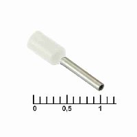 Наконечник втулочный 110005420 DN00508 WHITE (1X8MM)