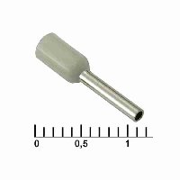 Наконечник втулочный DN00708 GRAY (1.2X8MM) 