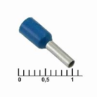 Наконечник втулочный DN01006 BLUE (1.4X6MM)