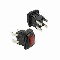Переключатель 110005516 SB146 IP65 ON-(OFF)  13*19MM