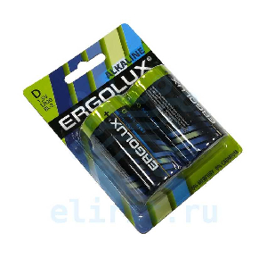 Батарейка  D(R20) ERGOLUX LR20