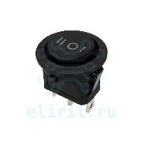 Переключатель RS-103-8C ON-OFF-ON ЧЕРНЫЙ