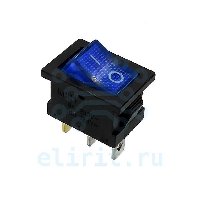 Переключатель  MIRS101-2-C3 СИНИЙ СВЕТ