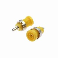 Гнездо  Z014 4MM PANEL JACK YELLOW