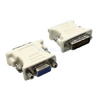 Переходник  DVI-I 24+5(M)=VGA(F) CABLEXPERT A-DVI-VGA БЕЛЫЙ 