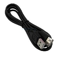 Кабель  USB AM-AF  1.8M V2.0  ЧЕРНЫЙ