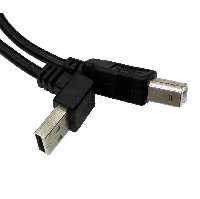 Кабель  USB AM-BM  0.5M УГЛОВОЙ