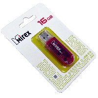 Флешка  16GB MIREX ELF RED