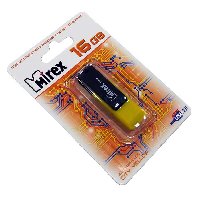 Флешка  16GB MIREX CITY YELLOW