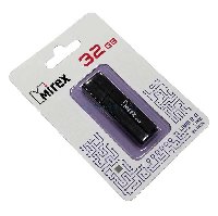 Флешка  32GB MIREX LINE BLACK