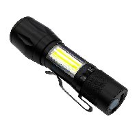 Фонарик   1 LED (АККУМ) +COB ЗАРЯДКА ОТ MICRO USB ZOOM