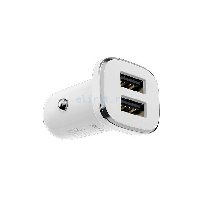 Блок питания АВТО 5V USB 2400MA X 2 BOROFONE BZ12 БЕЛЫЙ Блок питания АВТО 5V USB 2400MA X 2 BOROFONE BZ12 БЕЛЫЙ