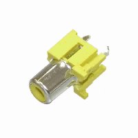 Разъем 110006774 RCA-101 ГНЕЗДО НА ПЛАТУ ЖЕЛТОЕ