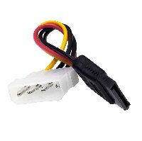 Кабель  ПЕРЕХОДНИК ПИТАНИЯ MOLEX (M) НА SATA (F)  15СМ 