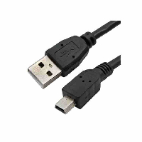 Кабель  USB AM-MINI USB 2.0  1.8M С ФИЛЬТРОМ ЧЕРНЫЙ