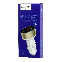Блок питания ПРИКУРИВАТЕЛЬ АВТО 5V USB 2100MA X 2 HOCO Z26 БЕЛЫЙ ДИСПЛЕЙ Блок питания ПРИКУРИВАТЕЛЬ АВТО 5V USB 2100MA X 2 HOCO Z26 БЕЛЫЙ ДИСПЛЕЙ
