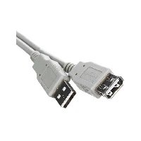 Кабель  USB AM-AF  3.0M V2.0  СЕРЫЙ