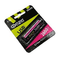 Аккумулятор  18650  3.7V 2600MAH  LI-ION С MICRO USB ФАЗА