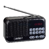 Радиоприемник  PERFEO ASPEN I20 ЧЕРНЫЙ MP3 USB 