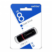 Флешка  8GB SMARTBUY CROWN BLACK