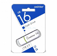 Флешка  16GB SMARTBUY CROWN WHITE