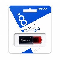 Флешка   8GB SMARTBUY CLICK RED