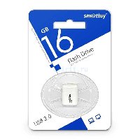 Флешка  16GB SMARTBUY LARA SERIES WHITE