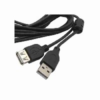 Кабель  USB AM-AF  2.0M V2.0  С ФИЛЬТРОМ