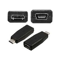 Переходник   MINIUSB (F) = MICROUSB (M)