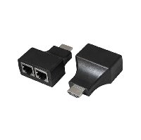 Переходник HDMI(M)=RJ45 (8P8C) В КОМПЛЕКТЕ 2 ШТ