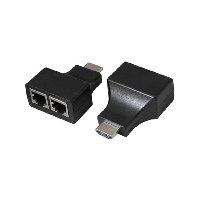 Переходник 110008776 HDMI(M)=RJ45 (8P8C) В КОМПЛЕКТЕ 2 ШТ