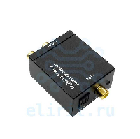 Переходник  АУДИО КОНВЕРТЕР ЦАП  TOSLINK TO 2RCA  RCA-001