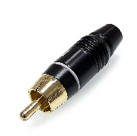 Разьем  RCA (M) МЕТАЛЛ ЦВЕТ GOLD  NAKAMICHI 51 ММ