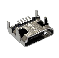 Разъем  ГНЕЗДО MICRO USB НА ПЛАТУ (SMD) 36-24