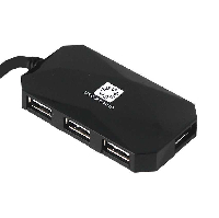Разветвитель  4 PORTS USB 2.0 BITES HB24-207BK  