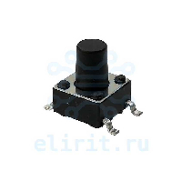 Микрокнопка   SMD 4PIN  6*6*8  IT-1102WC ТАКТОВАЯ