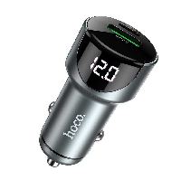 Блок питания ПРИКУРИВАТЕЛЬ АВТО  5V USB 3000MA + TYPE-C  HOCO Z42