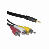 Кабель   ДЖЕК 4PIN 3.5MM = 3RCA (M)  3.0M GOLD