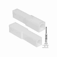 Разъем 110012066  SYP-1M 2.54MM+TERMINAL БЕЛЫЙ