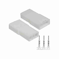 Разъем 110012070  SYP-3PINM 2.54MM+TERMINAL БЕЛЫЙ