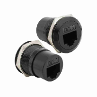 Гнездо 110012416 RJ45-6A PN ПРОХОДНОЕ НА КОРПУС